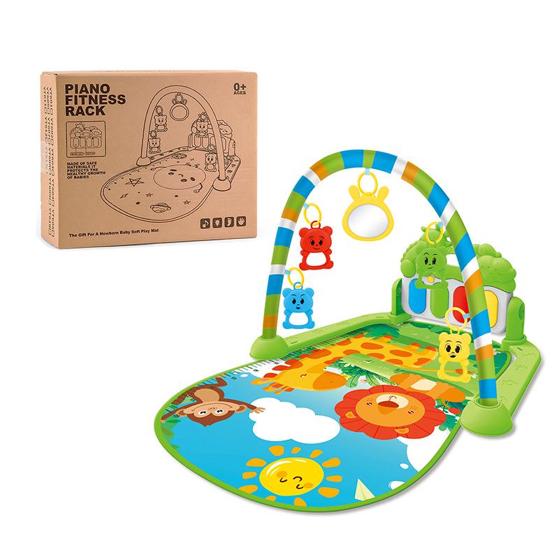 Newborn Baby Piano Gym Mat: Musical Play Toy for Infants