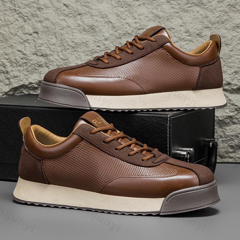Fashion Men Shoes Sneakers Retro Casual Sneaker 2025 Spring Comfort Running Sneakers Man Leather Platform Fashion Shoes Zapatos Hombre