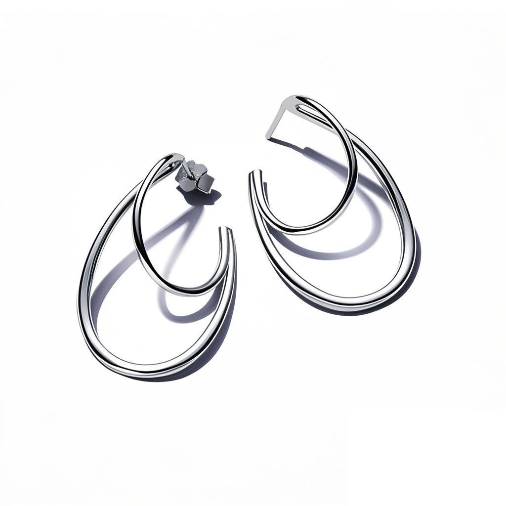 925 Silver Hollowed-out Carving Pearl Earrings Fit Women's Festivals Exquisite Charm Jewelry Trinkets Gifts