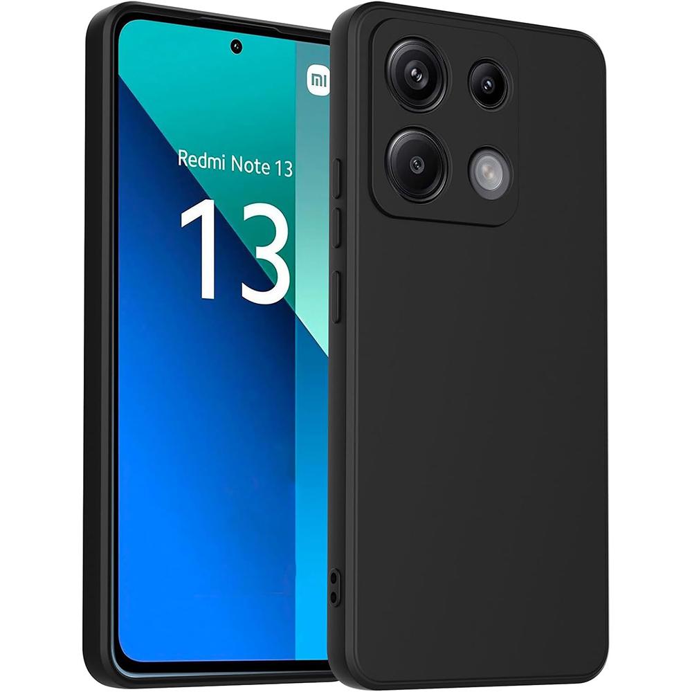 

Роскошный матовый силиконовый мягкий чехол для Xiaomi Redmi Note 13 Pro Plus 4G 5G, сплошной черный чехол для Redmi Note13 Note 13pro 13pro+ 5G For Redmi Note 13 Pro+