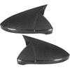 2pc Carbon Fiber Rear View Mirror Covers Caps,Replacement Rearview Mirror Covers,Fits for VW Golf MK7 MK7.5 Base GTI R 2013 2014 2015 2016 2017 2018