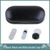 Dual-Use Eyeglass and Contact Lens Case with Mirror - Portable Multi-Layer Box
