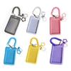 Pack of 4pcs Star Shaped Keychain Card Pocket Secure Lock Lightweight Portable Multiple Colors Plastic Construction