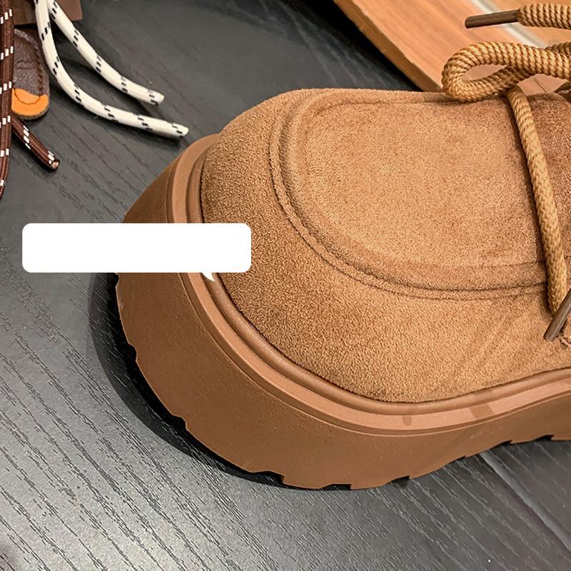 Winter Chunky Platform Women Fur Snow Boots Keep Warm Thick Sole Warm Short Booties Shoes Zapatos Mujer