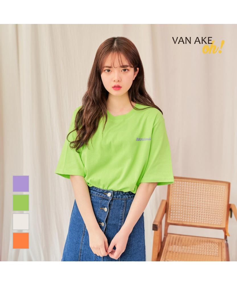 VANAKE Retro Logo T-Shirt_Ob03Tsme09Z