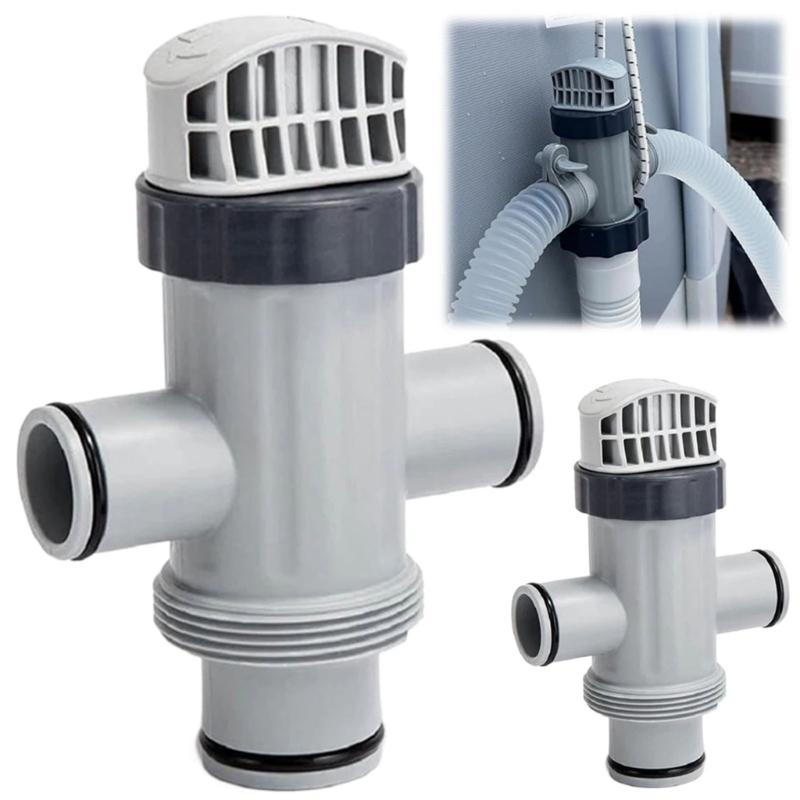 Split Hose Plunger Valves Set with Adapters Suitable for Pool Pump Systems Water Flow Control and Leak Prevention