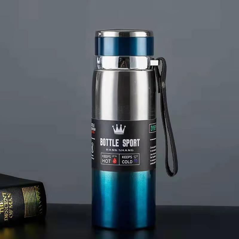 1L Thermal Water Bottle Keep Cold and Hot Water Bottle Thermos for Water Tea Handheld Vacuum Flasks Stainless Steel Coffee Bottl