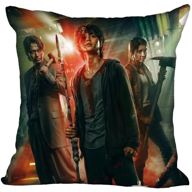 Song Kang Pillowcase Bedroom Home Decorative Gift Pillow Cover Square Zipper Pillow Cases Satin Soft Fabric 0209