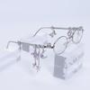 Popular Plain Glasses for Eye Fatigue Reduce with Oval Frame 2000s Cool Eyewears