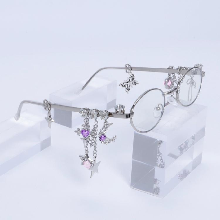 Popular Plain Glasses for Eye Fatigue Reduce with Oval Frame 2000s Cool Eyewears