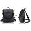 PU Leather Women Backpack Cute Bow School Bags For Teenage Girls Backpacks Fashion Chains Shoulder Bag Purse Sac A Dos