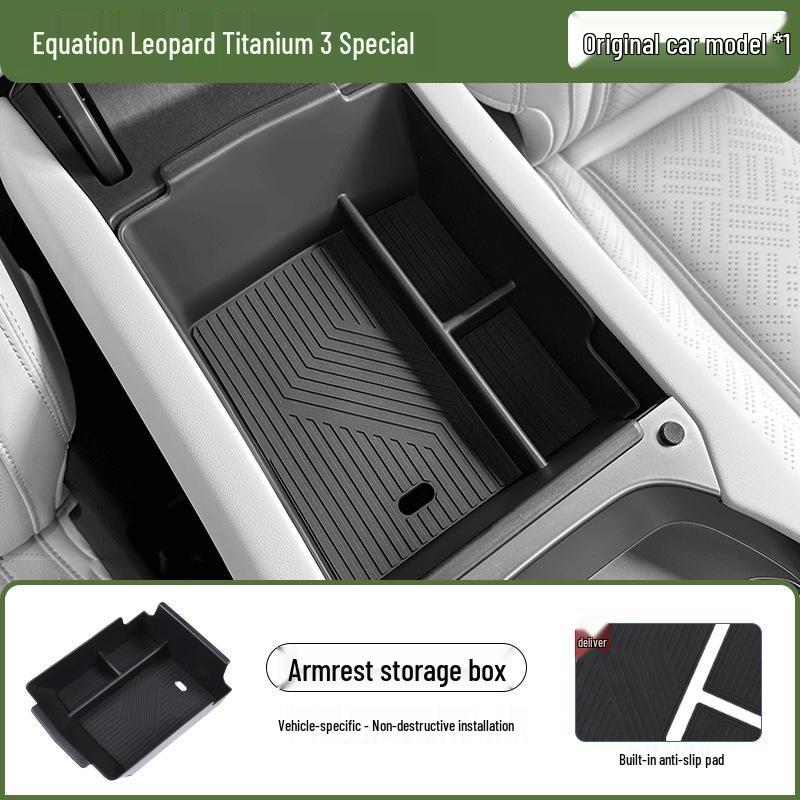BYD Leopard Titanium 3 Interior Armrest Console Storage Box