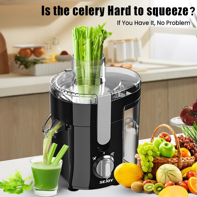 Compact Fruits Juicer , Juice Extractor Machine Multiple Safety Features Easy Operation Centrifugal Extractor Speed Adjustable
