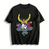 Weird Frizzy Monster Print Trendy Cool Casual Top Pure Cotton T-shirt
