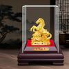 Yousheng Golden Horse Figurine Bring Good Luck Wealth Chinese Style Horse Statue Fengshui Decoration Home Office Desktop Ornament
