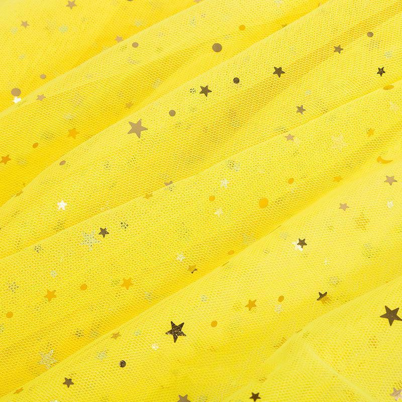 Star Printed Curtains Tulle Balcony  Screen Sheer Curtain Living Room Window Tulle Wedding Ribbon Organza Mesh  DIY  Topper Supplies