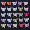 50 Stück/Los Acryl Schmetterling Anhänger Perlen Beschichtete Farbe Anhänger Lose Perle für DIY Armband Schmuckherstellung Zubehör