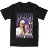 A-Aaliyah T-Shirt Girl Purple Fashion T Shirts Short Sleeve Aesthetic Tshirt Summer Cotton O Neck Oversized Top Tees