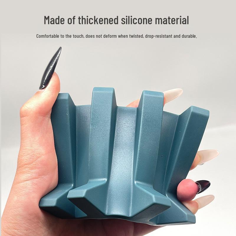 Silicone Soap Holder: Creative, Non-slip, Washable Draining Pad for Household Use