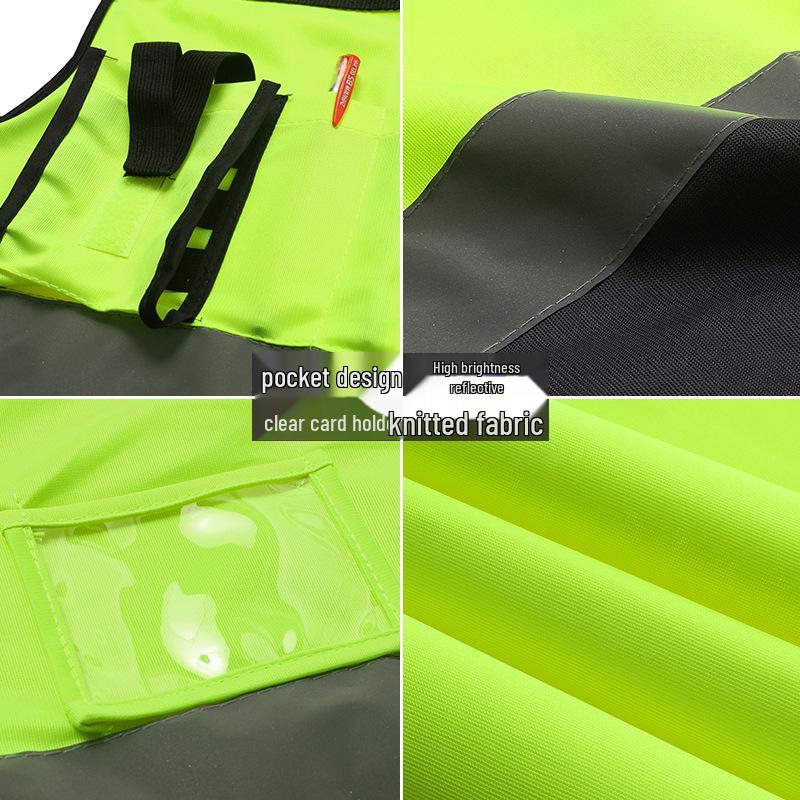 Vestă de siguranță reflectorizantă LIKAI pentru motociclism și construcții