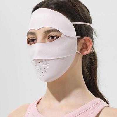 Thin Sunscreen Mask Summer Face Cover Adjustable Sunscreen Face Scarf  Women/Girls