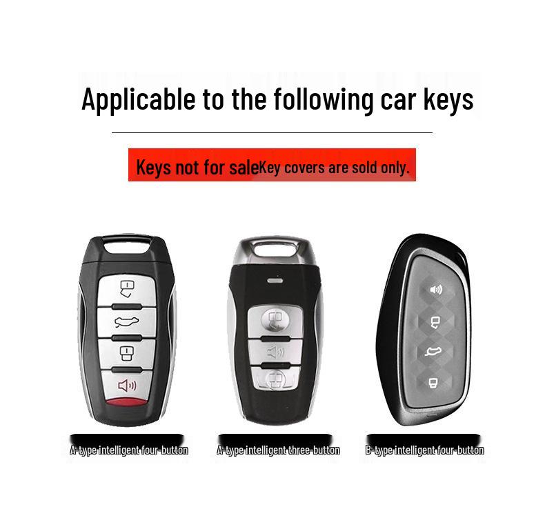 Suitable Key Cover for Great Wall Haval: Menglong Xiaolong, Second Gen Big Dog, Chitu, H5, H6 - Protective Shell and Buckle