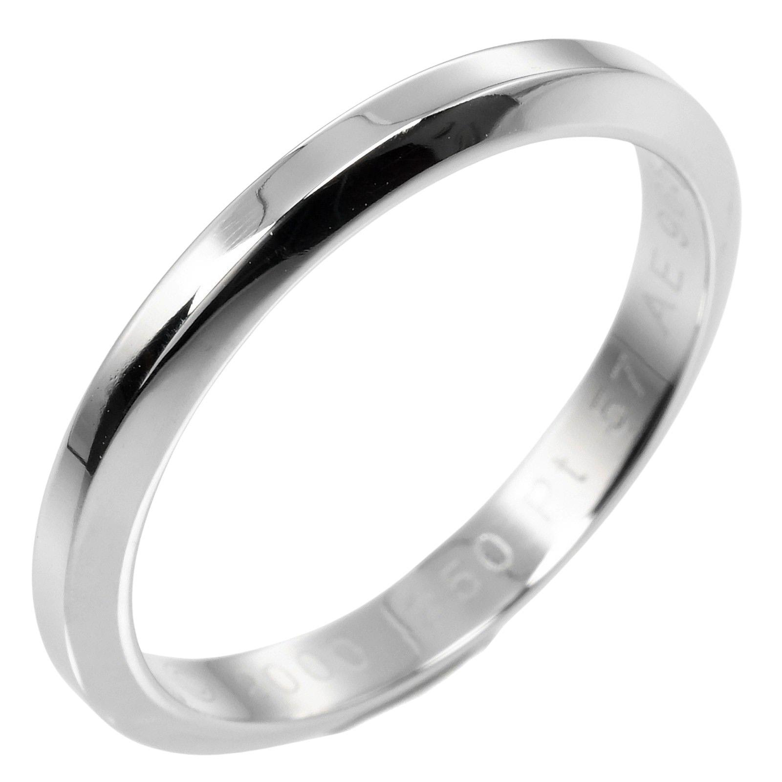 

CARTIER Declaration Ring 0.1 model Pt950Platinum #8.0(US Size) 5.23g mens Used