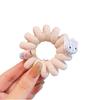 Cute Four-Leaf Clover Lucky Kitten Hair Band Funny Cartoon Expression Cat Hair Rope Girl Ball Head Versatile Headrope