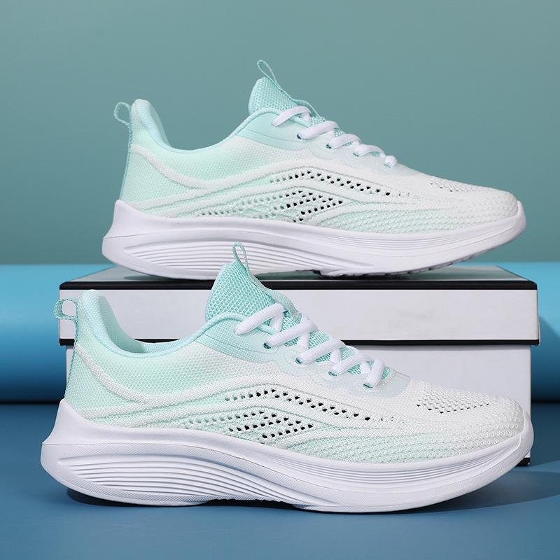 Sneakers women's spring and summer new breathable hollow mesh lightweight running shoes non-slip and wear-resistant walking shoes