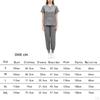 Care Peeling Set, Work Clothes, Soft, Breathable, Elastic Waist, Nurse Clothing, Top And