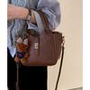 Retro Niche Portable Vegetable Basket Bag Women's New Trendy Fashion Small Tote Bag Simple Messenger Bag