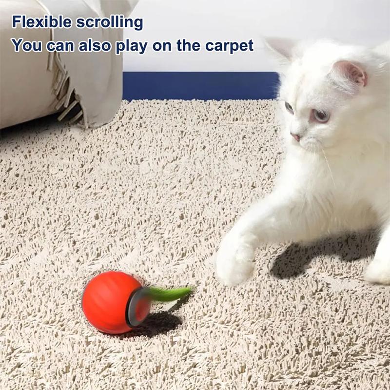 Two Speed Adjustment Speedy Tail Cat Toy with Automatic Moving Cat Toy Ball Smart Cat Toys Replacement Tail