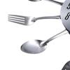 Removable Spoon Fork Wall Clock 3D Decorative Horloge Cutlery Wall Clock  Restaurant