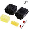 1 Set 1/2/3/4/6/8/10/12 Pin Way Waterproof Wire Connector Plug Car Connectors