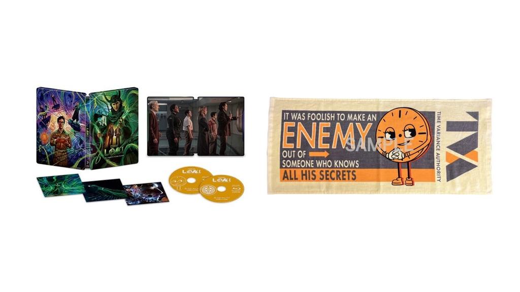 Loki Season 2 Edition Steelbook Includes Face Towel Collection Blu-ray Collector's (Limited Edition) [Blu-ray]