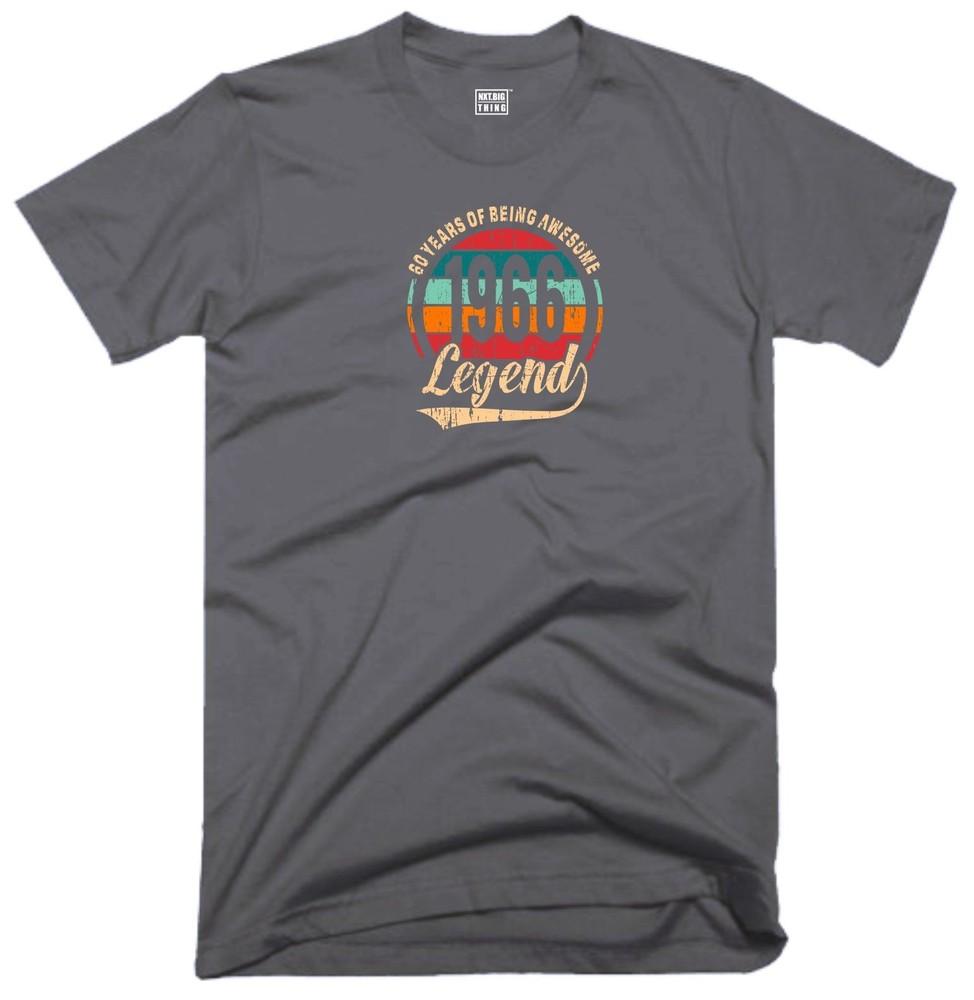 60th Birthday Legend T Shirt 60 Years Awesome Vintage 1966 Funny Joke Gift Top