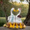 Enten-Dekoration für Zuhause und Schlafzimmer, Außenhof, Gartendekoration, Harz-Handwerk, Kreatives Hochzeitsgeschenk, Paar
