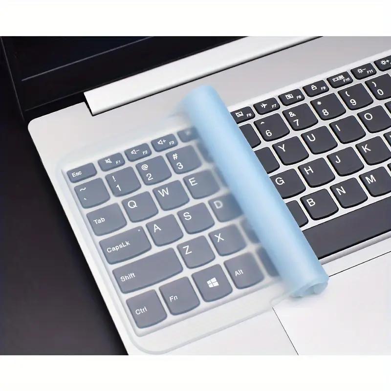 

1 шт. Силиконовая накладка на клавиатуру для ноутбуков 30,48–35,56 см, гибкая, моющаяся, пыленепроницаемая и прочная накладка на клавиатуру синий