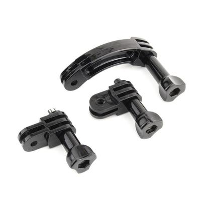 Pour Caméra GoPro Hero 7 6 5 4 Session 3+ 3 2 1 Casque Bras d'Extension Courbé avec Connexion Rotative