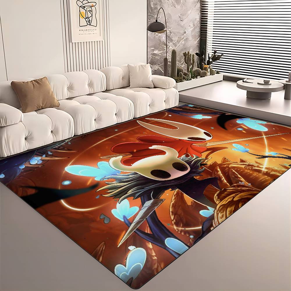 Hollow K-Knight Game Entrance Door Mat Washable Non-Slip Living Room Sofa Chairs Area Mat Kitchen Welcome Doormat