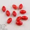 Ceramic Loose Beads Chinese Red Beads Handmade DIY Necklace Loose Beads Accessories