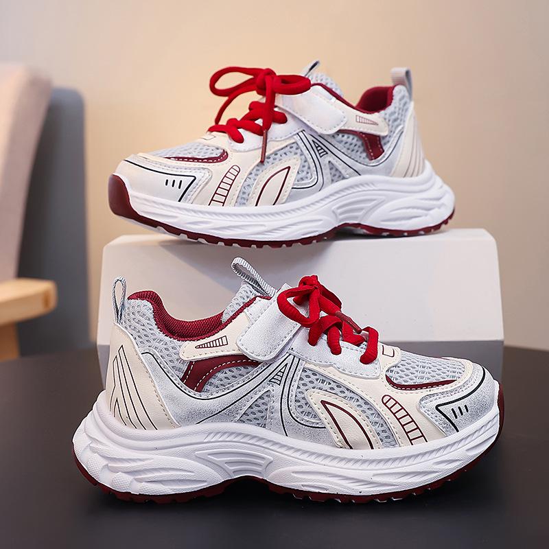 2026 Spring New Children's Mesh Running Shoes - Casual Sports Shoes for Girls