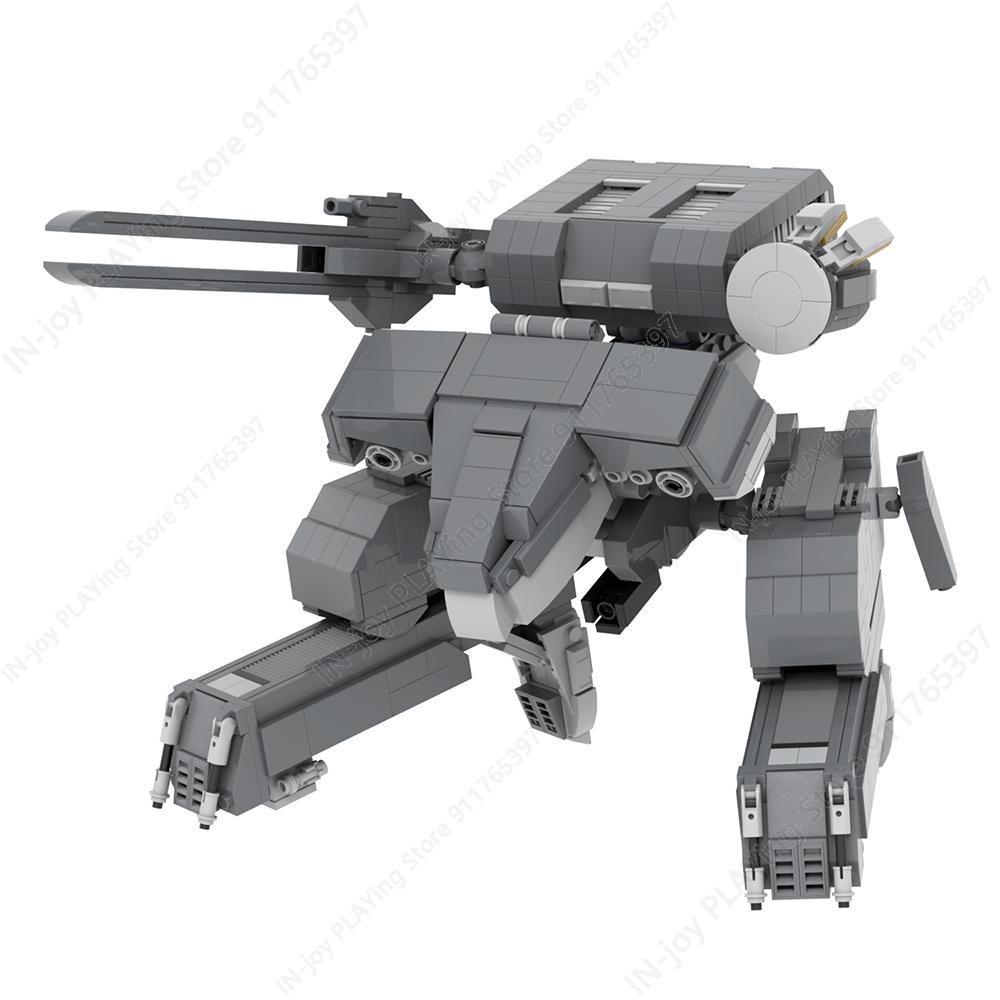MOOXI Película Juego Robot Mecha Tanque Modelo Ladrillos MOC Creativo DIY Bloques de Construcción Ensamblados Compatibles Con Juguetes de Colección de Figuras