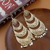 Women For Earrings Drop Long Traditional Muslim Wedding Hanging Earrings Bride Jewelry Gift