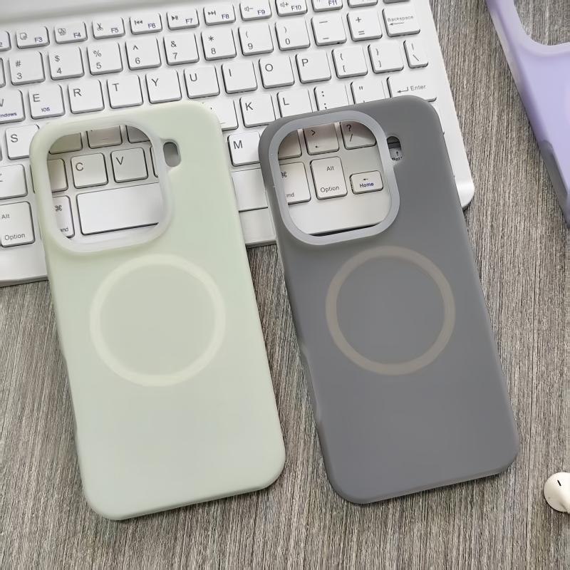 Case For OPPO Find X9 Pro Soft Liquid Silicone Magnetic Fall Prevention Damping Protect Phone Case For OPPO Find X9 Shell Bumper