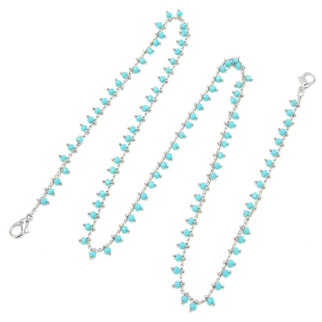 Lanyard Kette Halsband Band Perlen Lanyard Mundschutzhalter Tragbare Brillenbänder