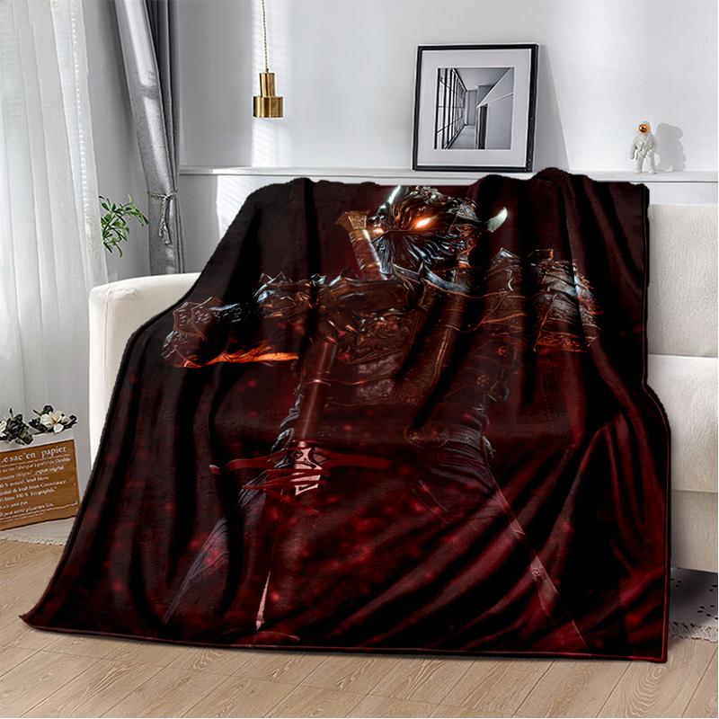 Baldur Gate3 Game Gamer Cartoon 3D Blanket,Soft Throw Blanket for Home Bedroom Bed Sofa Picnic Travel Office Cover Blanket Kids
