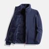 Paar Fleecejacke Damen Herren Doppelseitig Dick Korallenfleece Strickjacke Oberteil