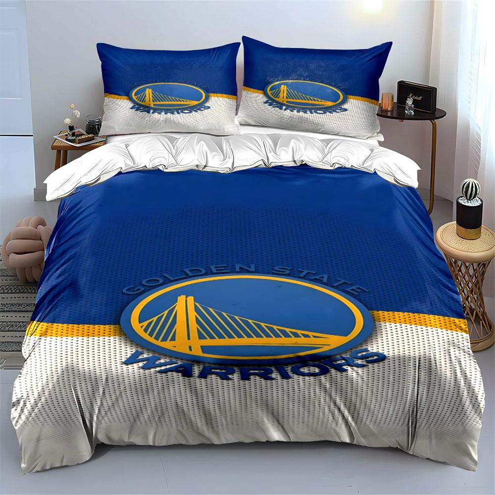 Golden State Warriors Logo. Bedding Sets Duvet Cover Sets Duvet Covers Pillowcases(1*Duvet Cover 2*Pillowcases Without Duvet Insert)