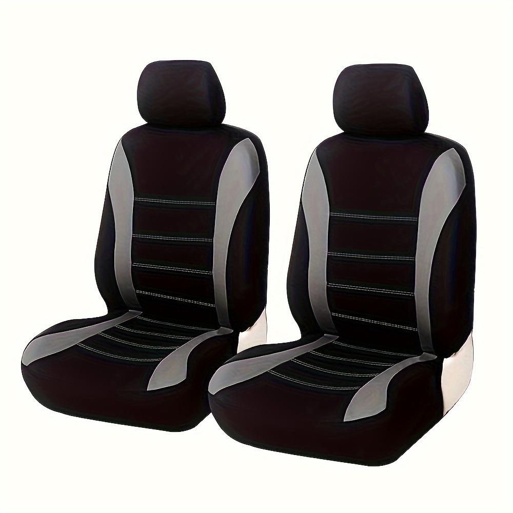 Universal All-Season Car Seat Covers & Cushions Set - 4-Piece Fully Enclosed Design